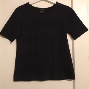 ANN TAYLOR - Navy blue short sleeve top!